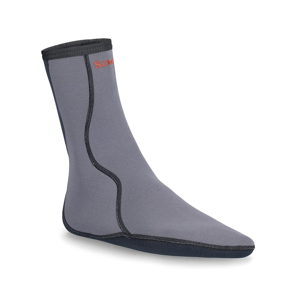 Simms Neoprene Wading Sock in Steel